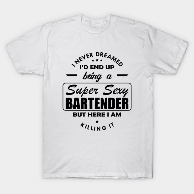 Funny bartender t shirts outlet